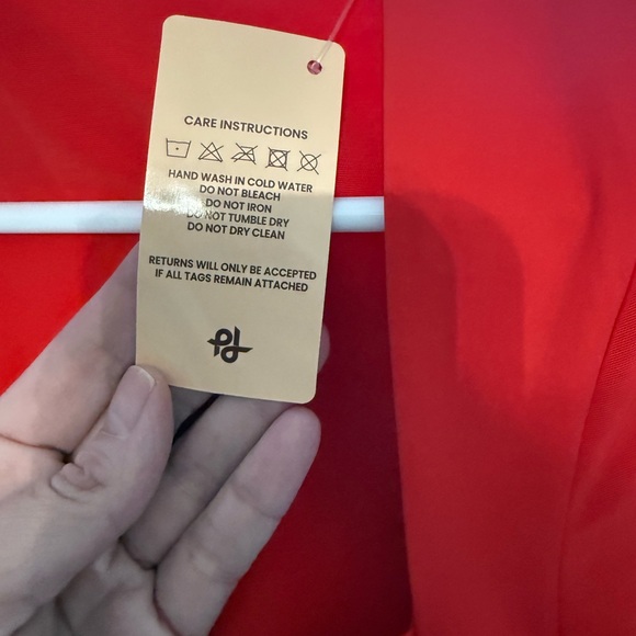 Chic Red Mini Dress - Picture 6 of 10